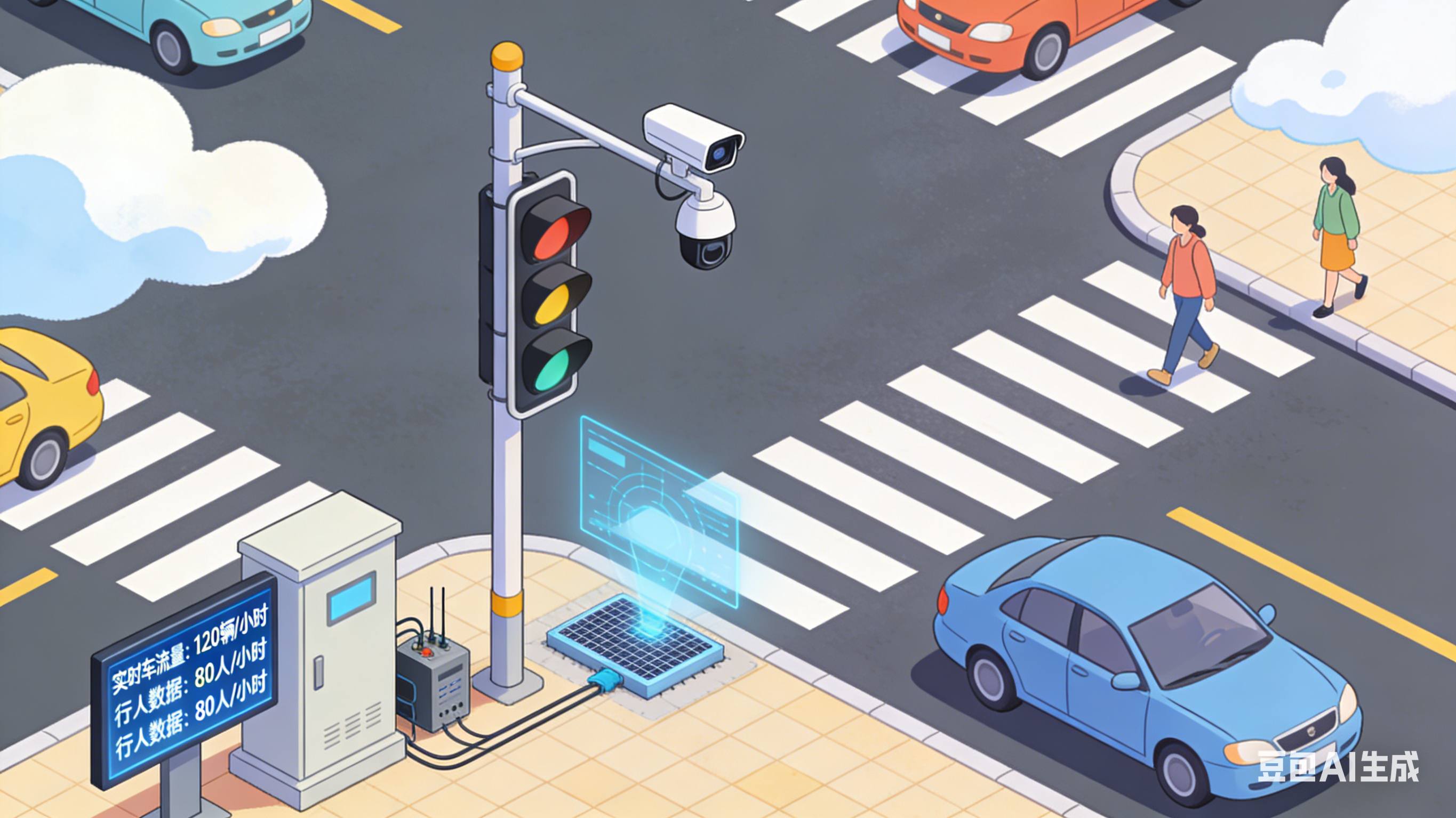 实验6：智慧交通路口流量监测系统搭建与数据采集